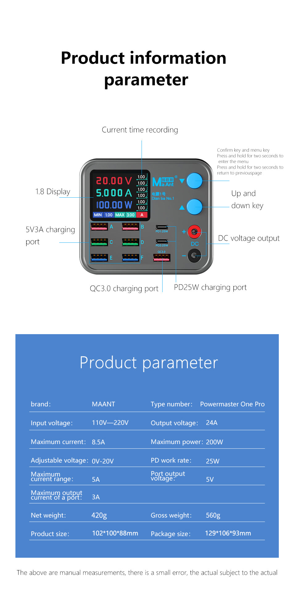 MaAnt Powermaster One Pro