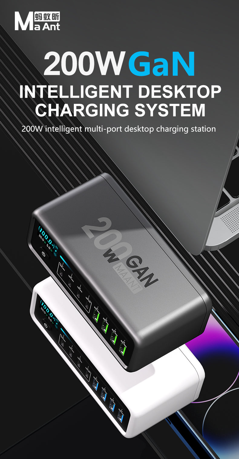 MaAnt MT-P200 GaN Nitride Desktop Charging Station
