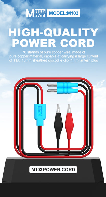 MaAnt M103 High-Quality Power Cord