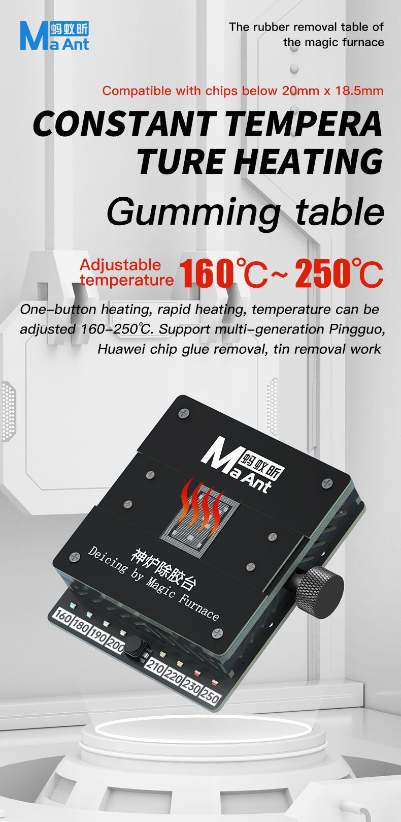MaAnt SL-1 Magic Furnace To Remove Glue