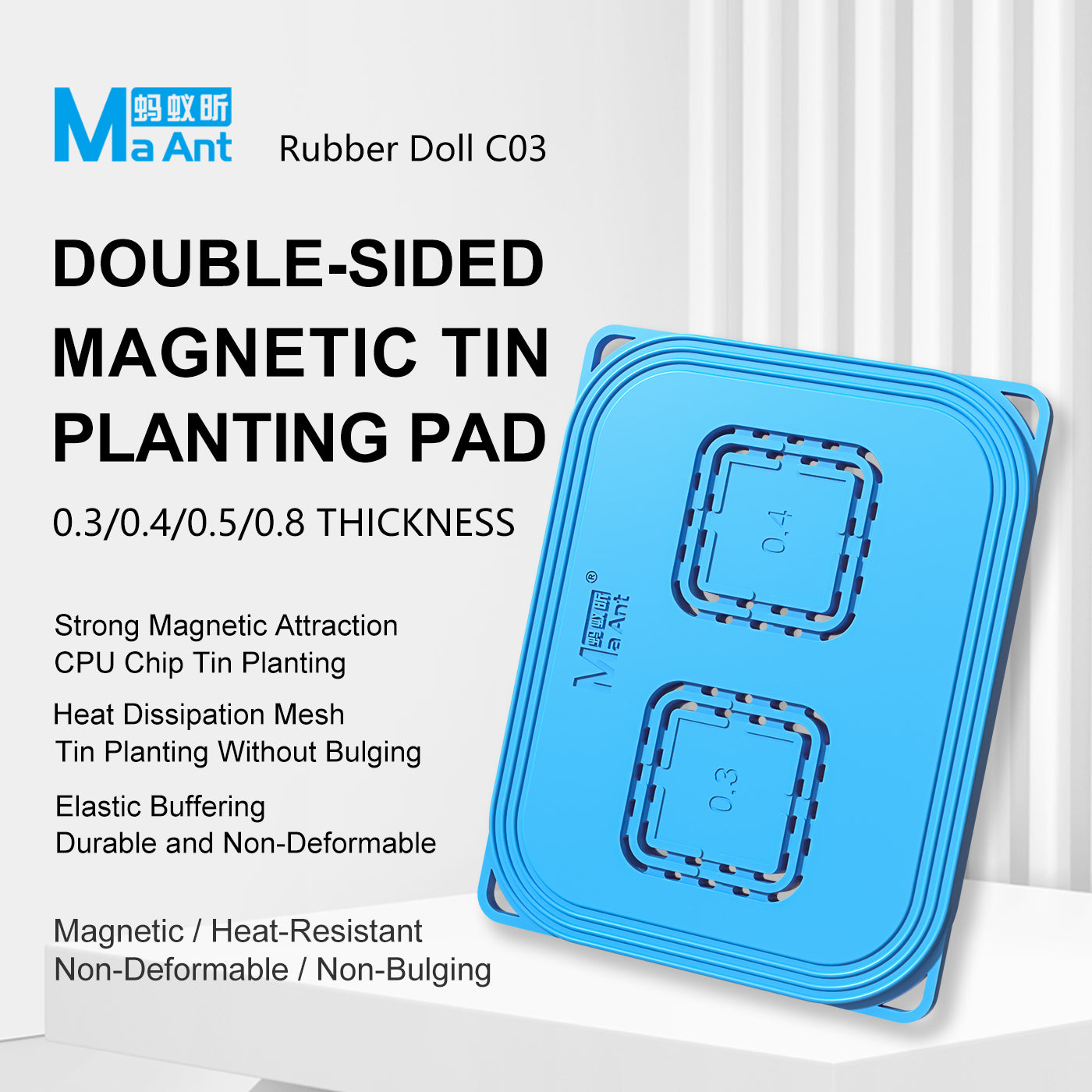 MaAnt JIAOWA C03 Double-Sided Magnetic Tin Plating Pad