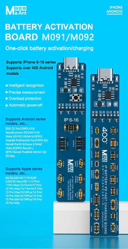 MaAnt Battery Activation Board