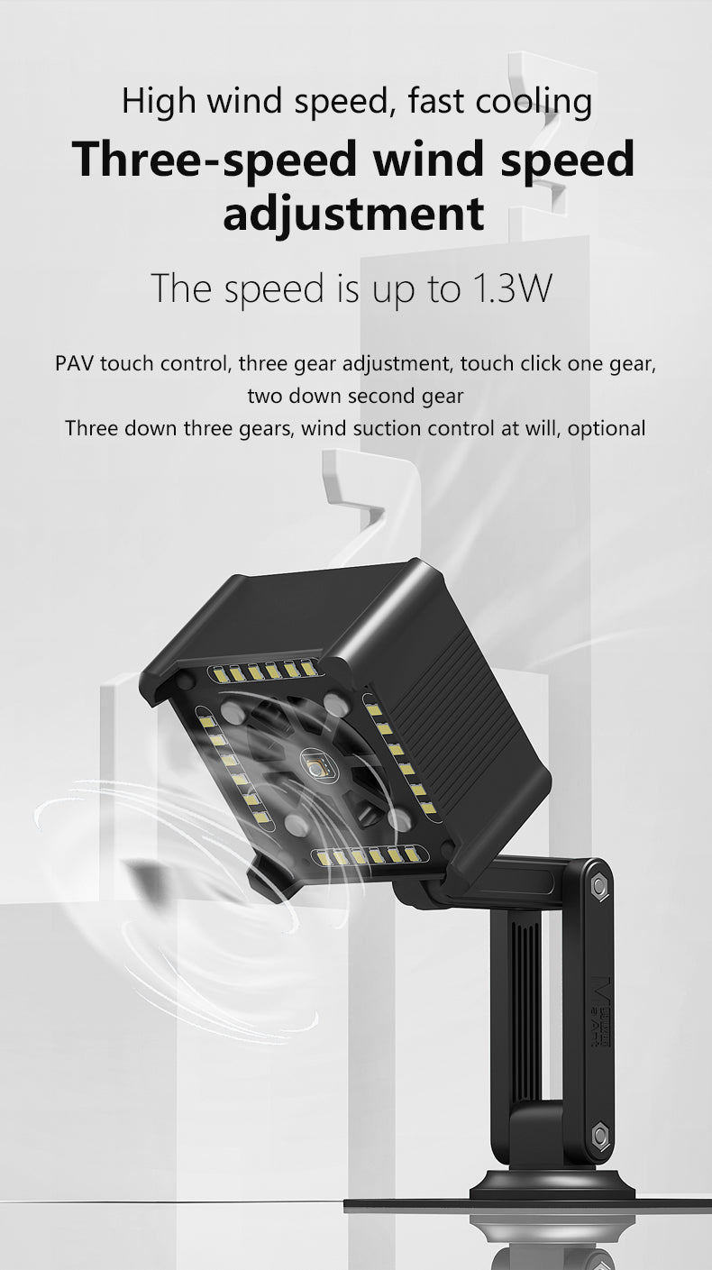 MaAnt M006 Multi-Functional Rechargeable UV Fan Table Lamp