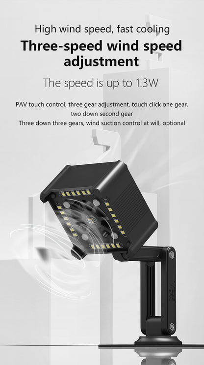 MaAnt M006 Multi-Functional Rechargeable UV Fan Table Lamp