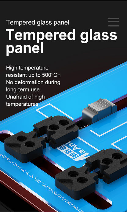 MaAnt M085 Tempered Heat-Insulating Glass T-Clip