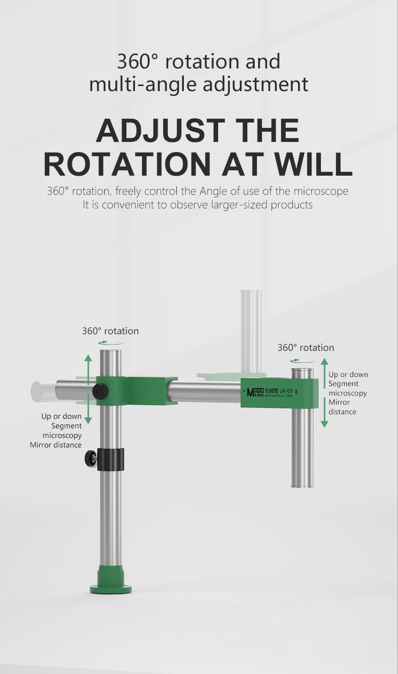 MaAnt JX-03 Microscope Universal Swivel Arm Mechanical Arm