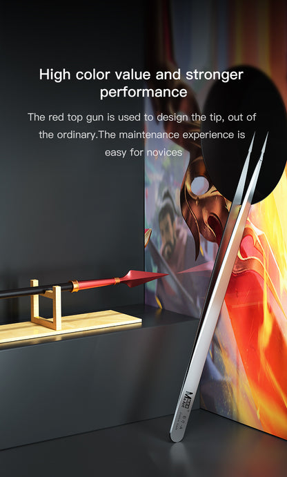 MaAnt Shadow Blade Series Non Magnetic Stainless Steel Tweezers