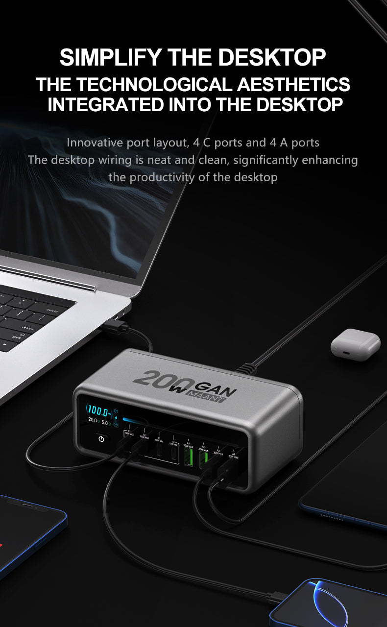 MaAnt MT-P200 GaN Nitride Desktop Charging Station
