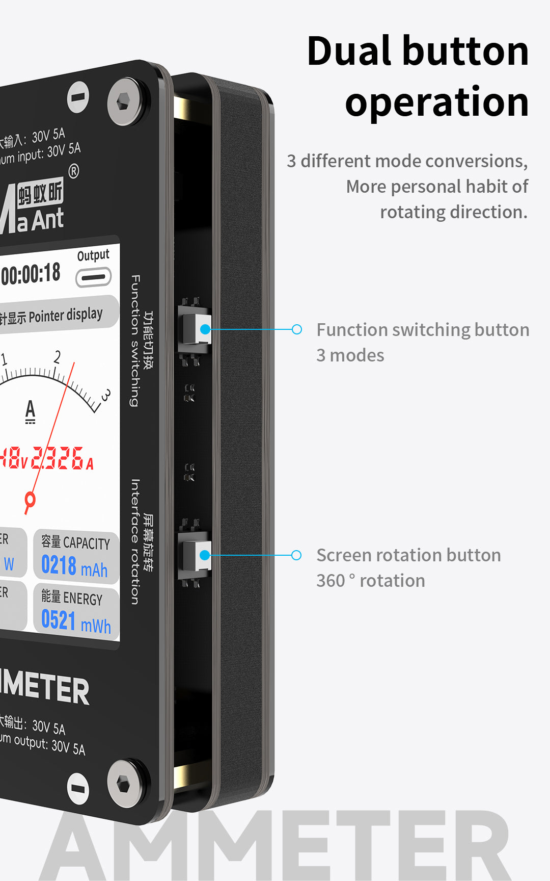 MaAnt DL-02 Intelligent Multipurpose Ammeter