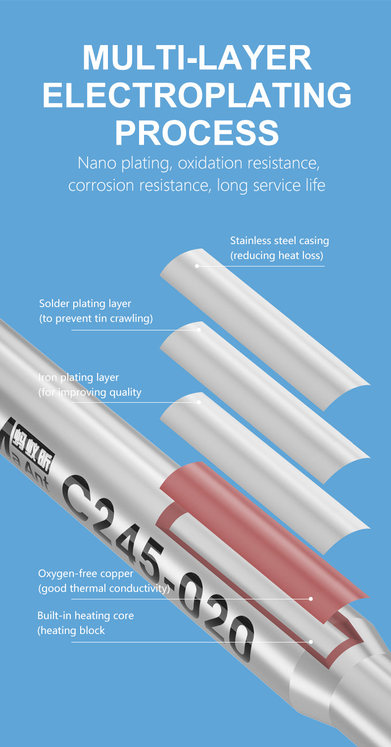 MaAnt C245 Series Soldering Iron Tips