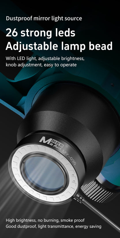 MaAnt R65 Trinocular Microscope