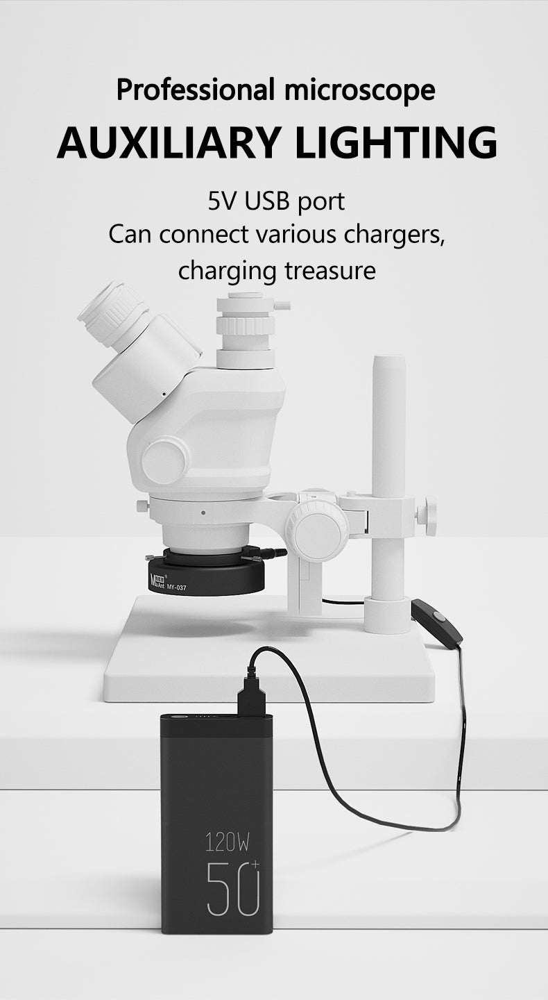 MaAnt MY037 LED Microscope Dust Mirror Light Source