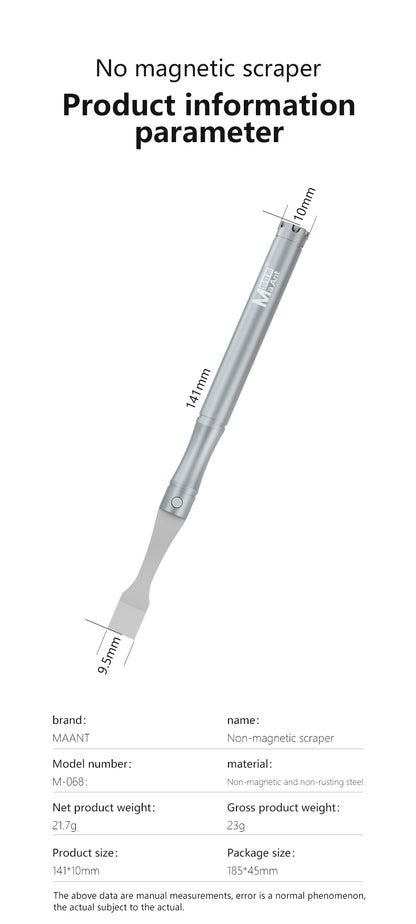 MaAnt No Magnetic Scraper