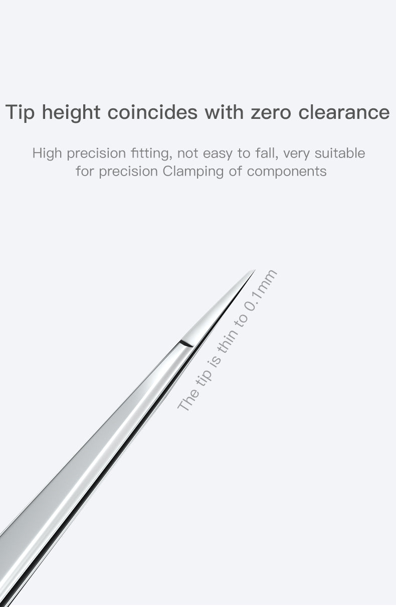 MaAnt Shadow Blade Series Non Magnetic Stainless Steel Tweezers
