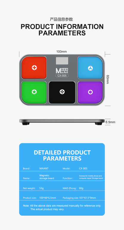 MaAnt CX-005 Magnetic Storage Board