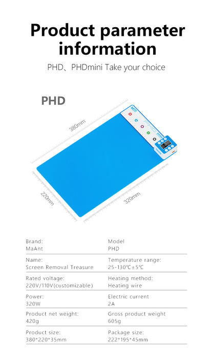 MaAnt Multifunctional Detachable Heating Pad