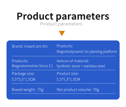 MaAnt Magnetodynamic Tin Planting Platform