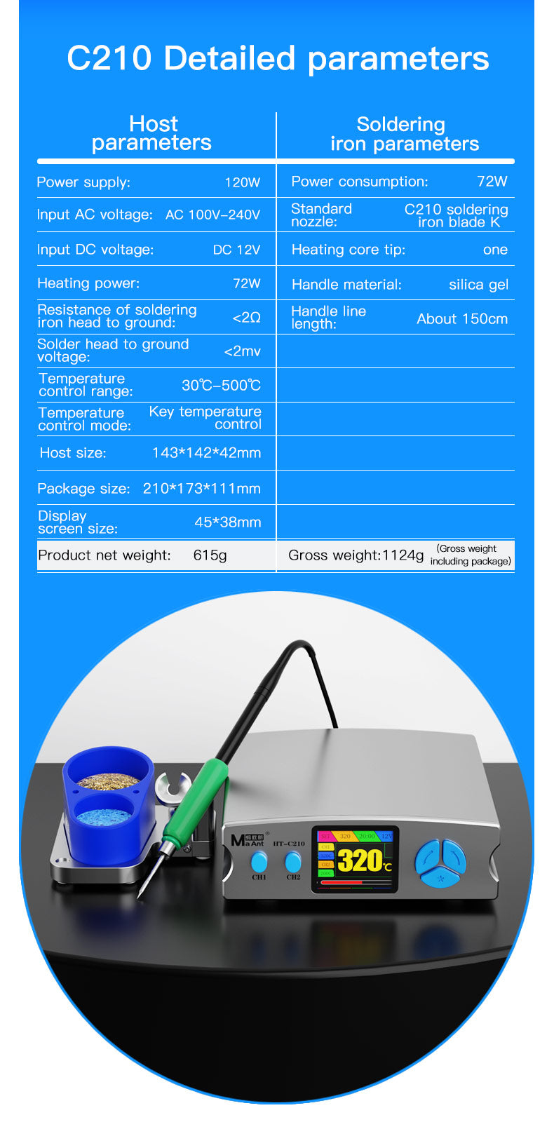 MaAnt C210 Precise Welding Station