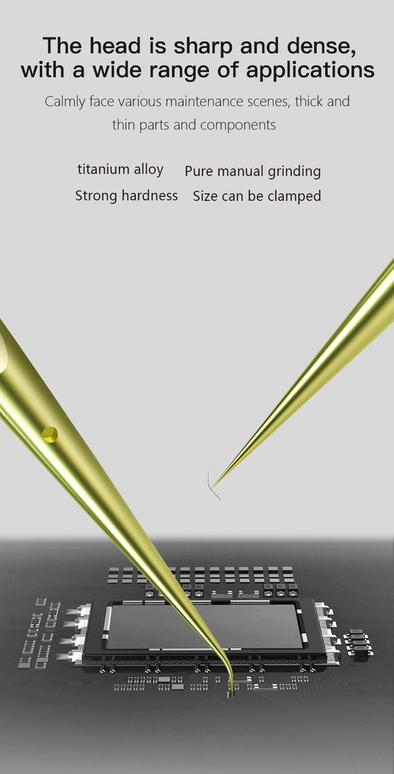 MaAnt Gemman High Precision Titanium Precision Tweezers