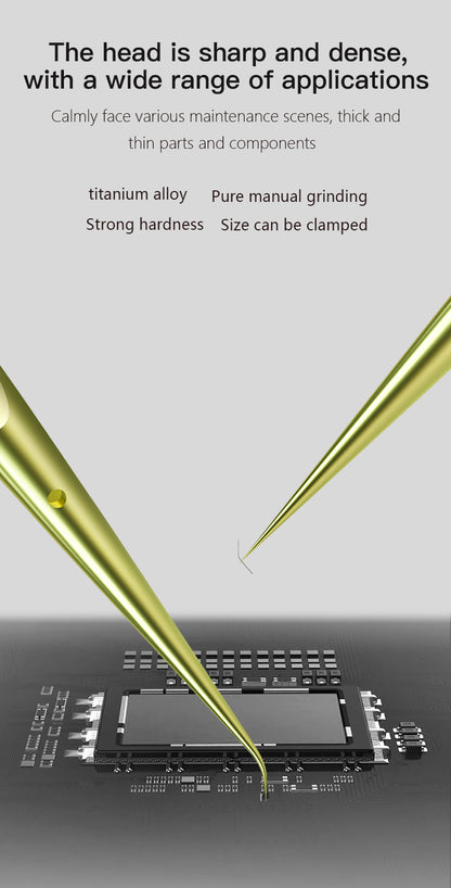 MaAnt Gemman High Precision Titanium Precision Tweezers