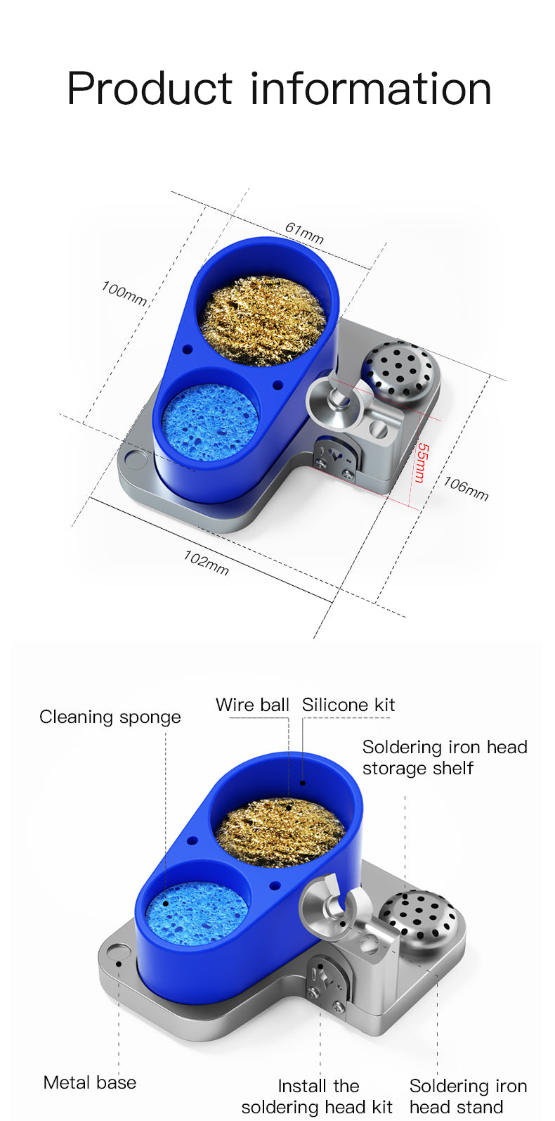 MaAnt C210 Series Soldering Head Base