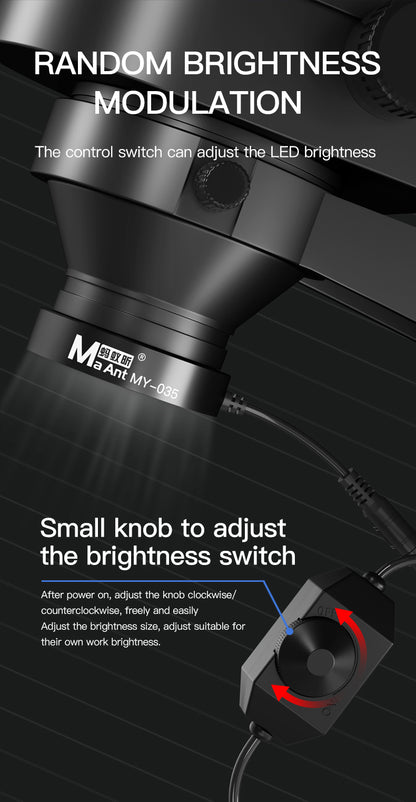 MaAnt 035 Led Microscope Dust Specular Light Source