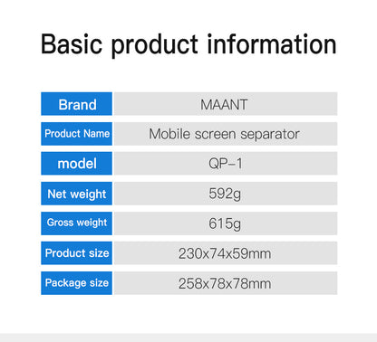 MaAnt QP-1 Mobile Screen Separator