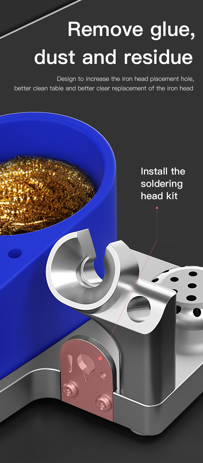 MaAnt C210 Series Soldering Head Base