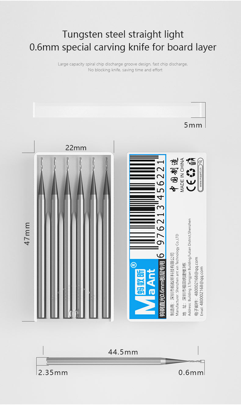 MaAnt Laminated Tungsten Steel Grinding Head