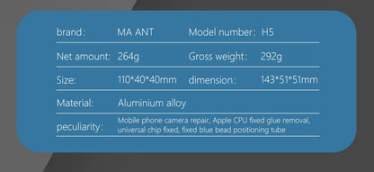 MaAnt H5 Camera Maintenance Fixture