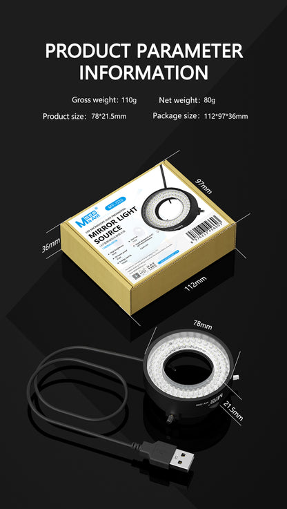 MaAnt MY036 LED Microscope Dust Mirror Light source