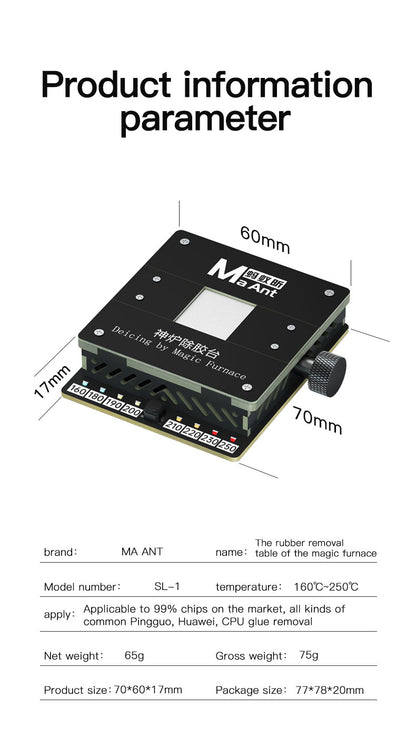 MaAnt SL-1 Magic Furnace To Remove Glue