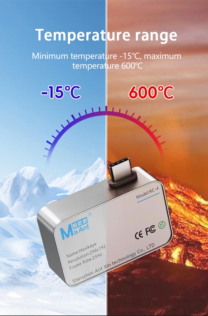 MaAnt Hawkeye RC-4 Mobile Phone Infrared Thermal Imager