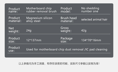 MaAnt Motherboard Chip Rubber Brush No. 1