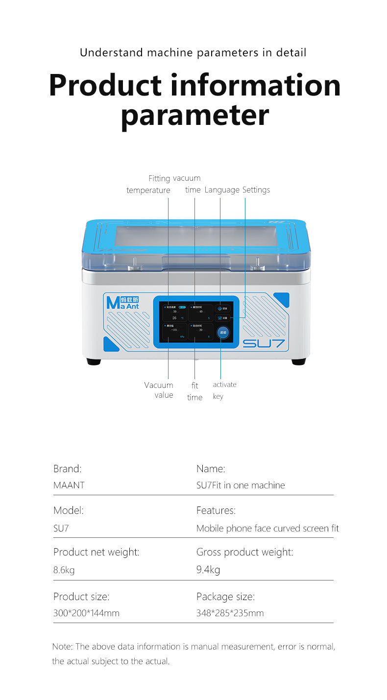 MaAnt SU7 Fit In One Machine