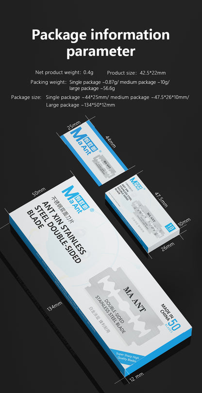 MaAnt Stainless Steel Pair Facing Blade