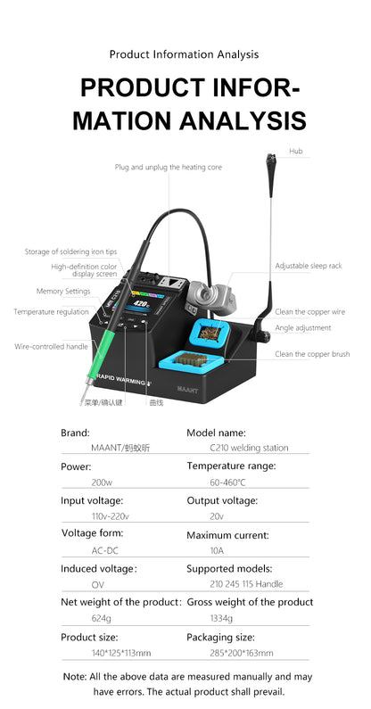 MaAnt C210 Precision ZHIXIAN Welding Station