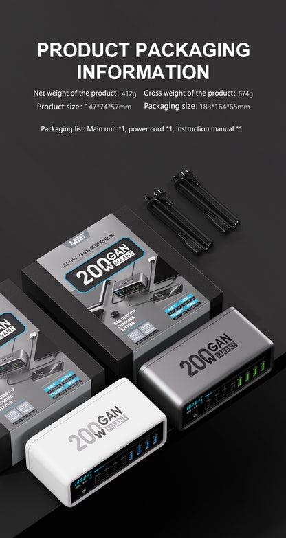MaAnt MT-P200 GaN Nitride Desktop Charging Station