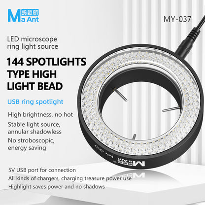 MaAnt MY037 LED Microscope Dust Mirror Light Source
