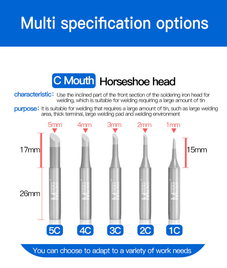 MaAnt 936 Series Universal Soldering Iron Head