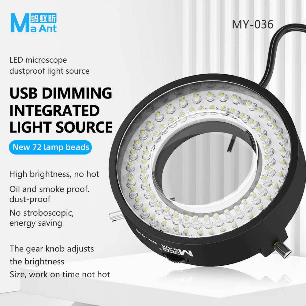 MaAnt MY036 LED Microscope Dust Mirror Light source