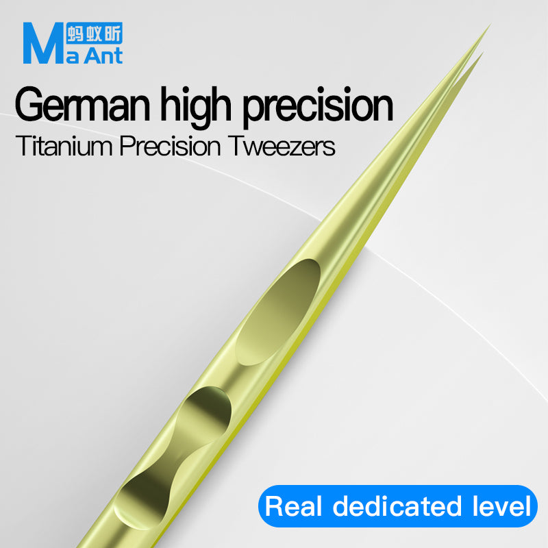 MaAnt Gemman High Precision Titanium Precision Tweezers