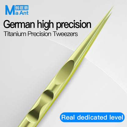 MaAnt Gemman High Precision Titanium Precision Tweezers
