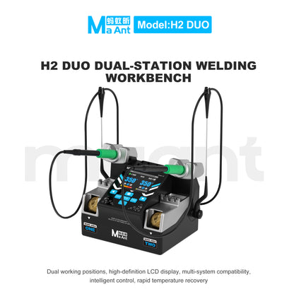MaAnt H2 DUO Dual-Station Welding Workbench