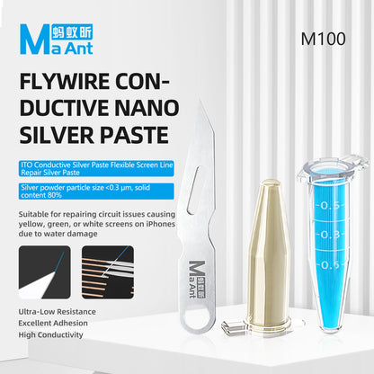 MaAnt M100-Flywire Conductive Silver Paste Kit
