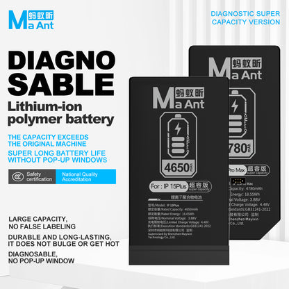 MaAnt Lithium-ion Polymer Battery Diagnostic Ultra Capacity Edition