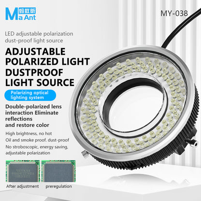 MaAnt MY038 LED Adjustable Polarization Dust-Proof Light Source