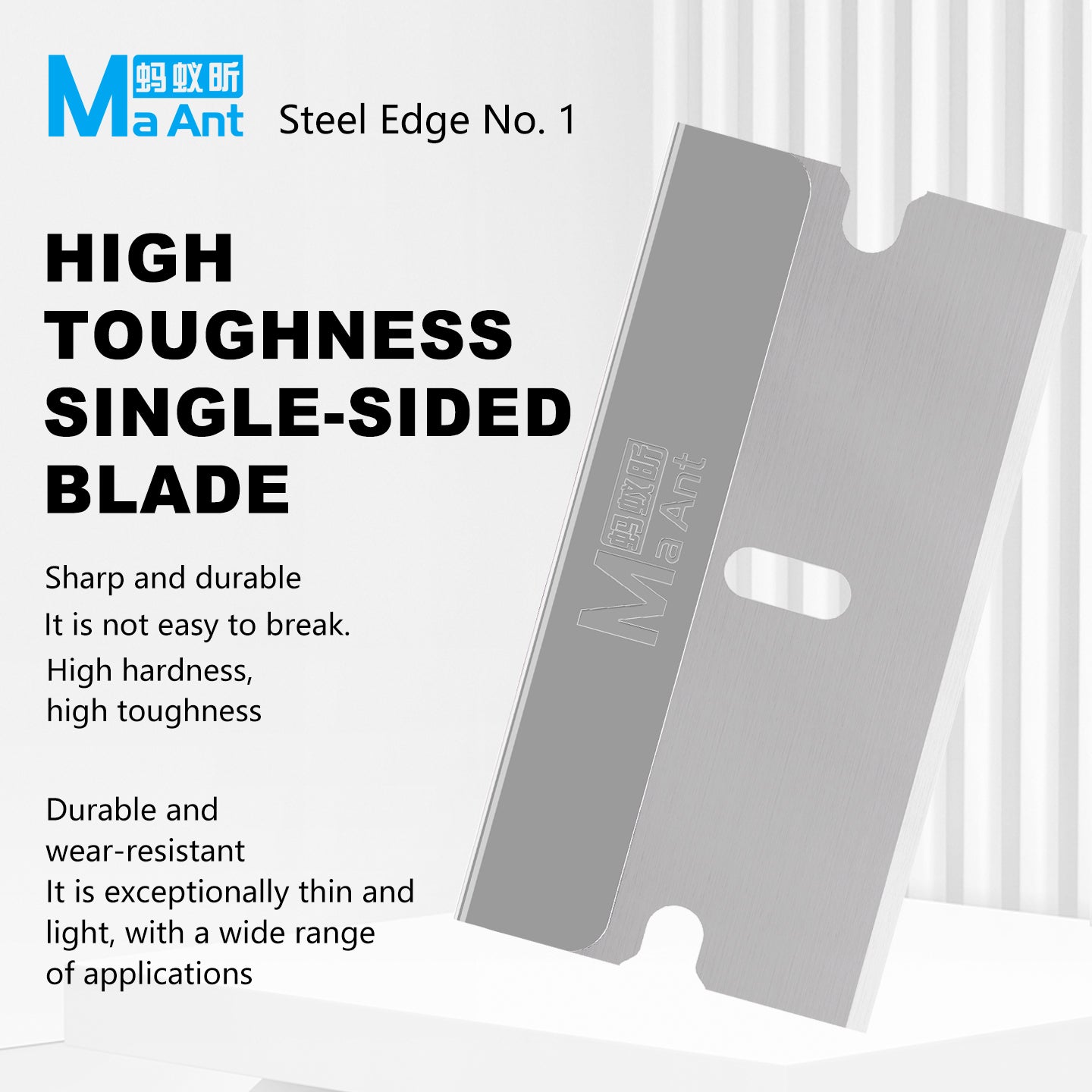 MaAnt Steel Edge No. 1 Single-Sided Blade