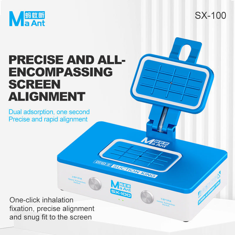 MaAnt SX-100 Double Suction King Screen Alinger