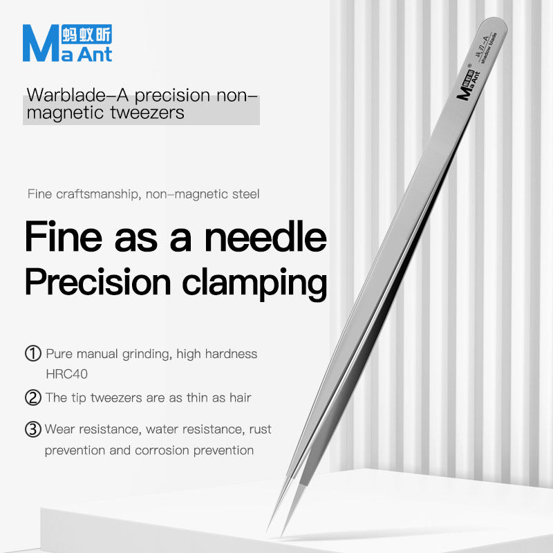 MaAnt Warblade-A precision Non-Magnetic TweeZers